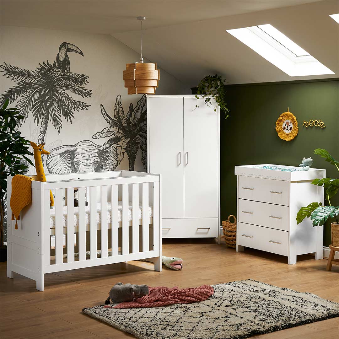 Obaby Nika Mini 3 Piece Room Set - White Wash - Image 3
