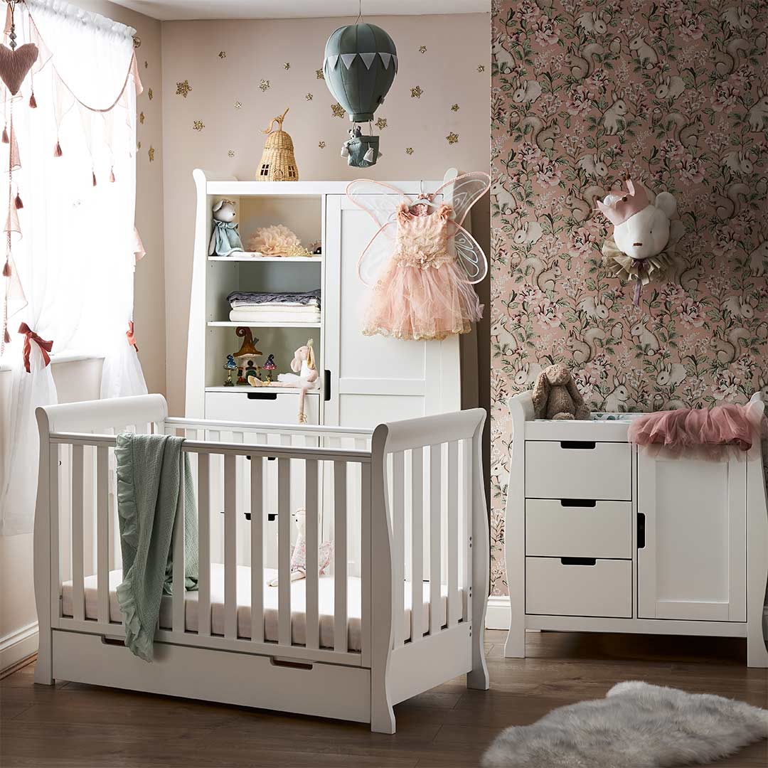 Obaby Stamford Mini 3 Piece Room Set - White - Image 2