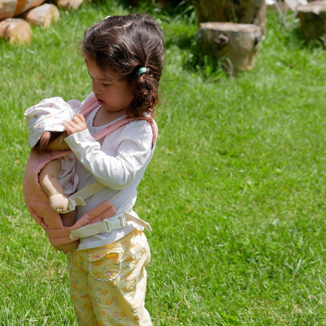 Olli Ella Dinkum Dolls Quilted Carrier - Rose - Image 3