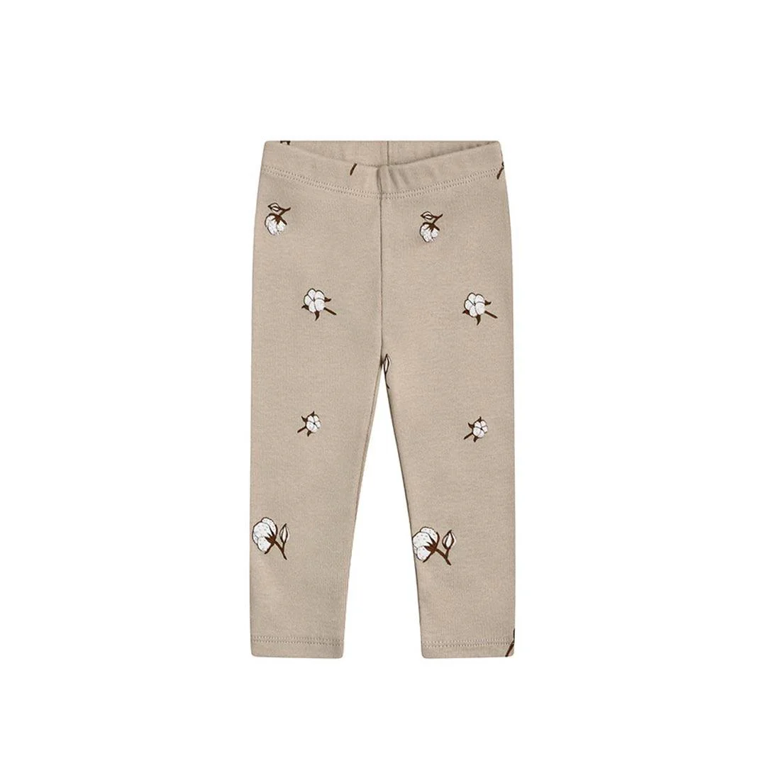 Organic Zoo Leggings - Cotton Field