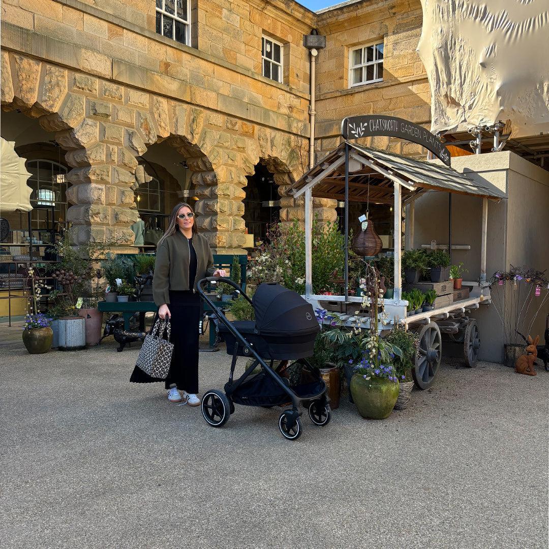 CYBEX e-Gazelle S Pushchair - Almond Beige - Image 3