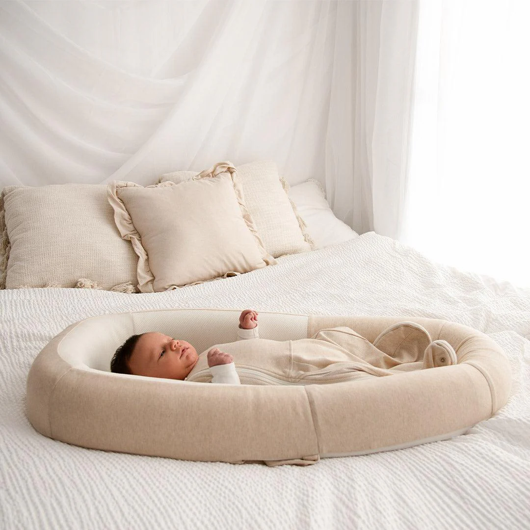 Purflo Swaddle to Sleep Bag  0-4m 2.5 Tog - Lightweight - Sand - Image 5