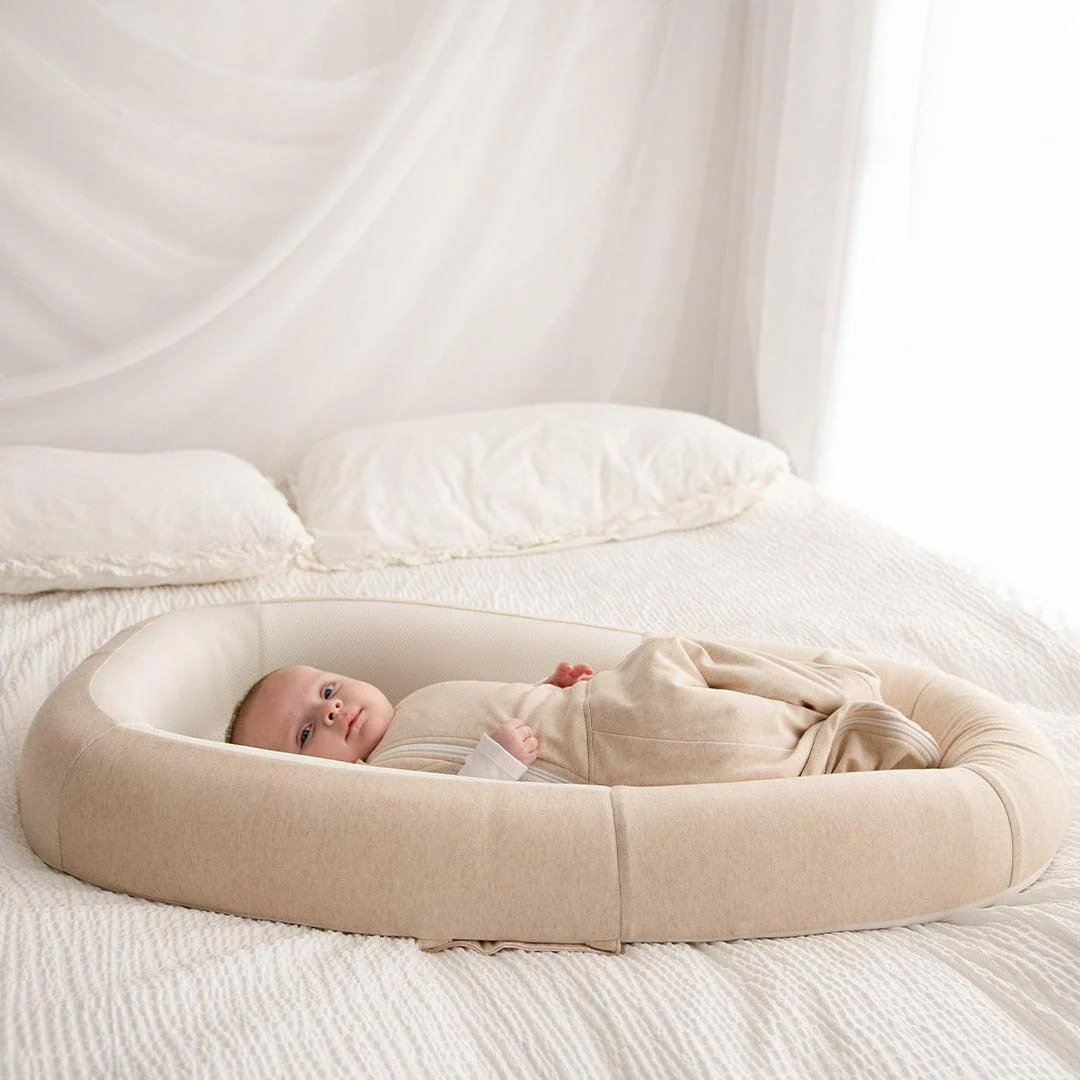 Purflo Swaddle to Sleep Bag  0-4m 2.5 Tog - Lightweight - Sand - Image 6