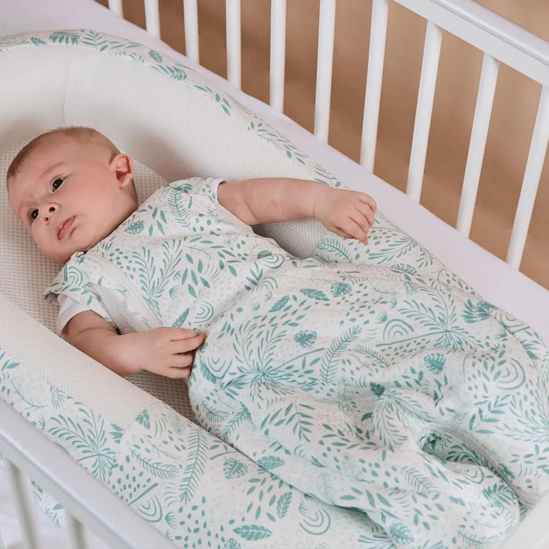 Purflo Swaddle to Sleep Bag 2.5 Tog 0-4m All Seasons - Jungle Fever - Image 2