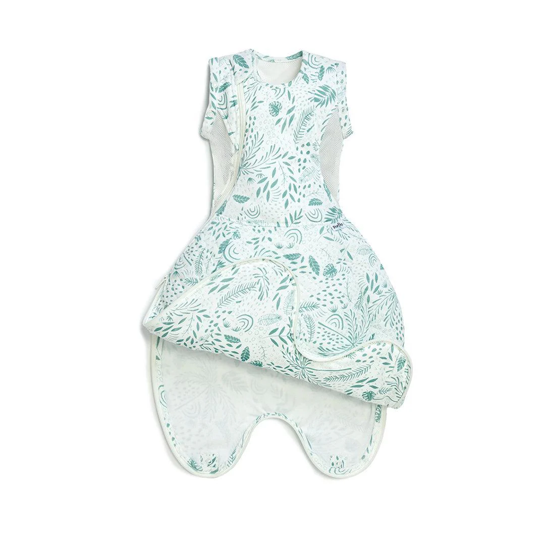 Purflo Swaddle to Sleep Bag 2.5 Tog 0-4m All Seasons - Jungle Fever - Image 4