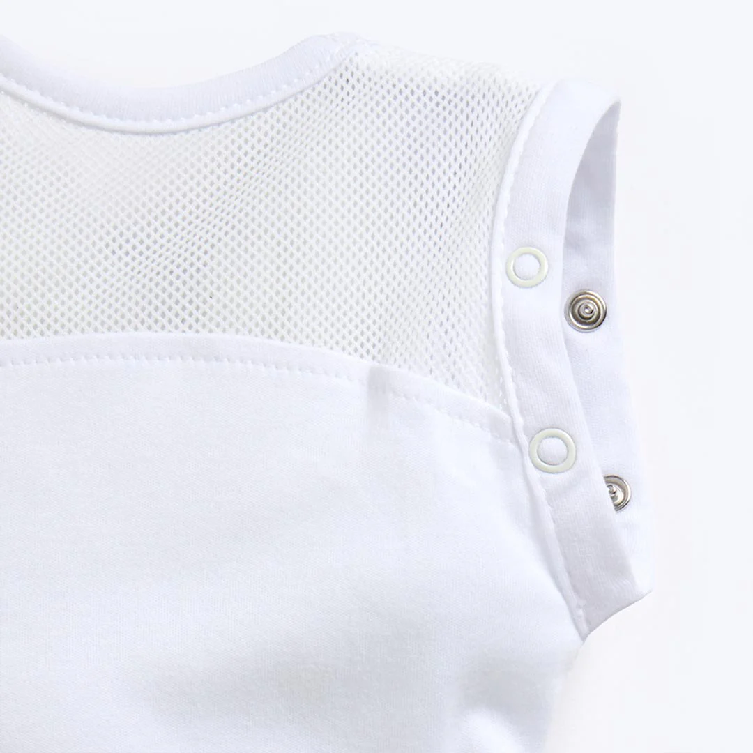Purflo Swaddle To Sleep Bag - Soft White - TOG 2.5 - Image 7
