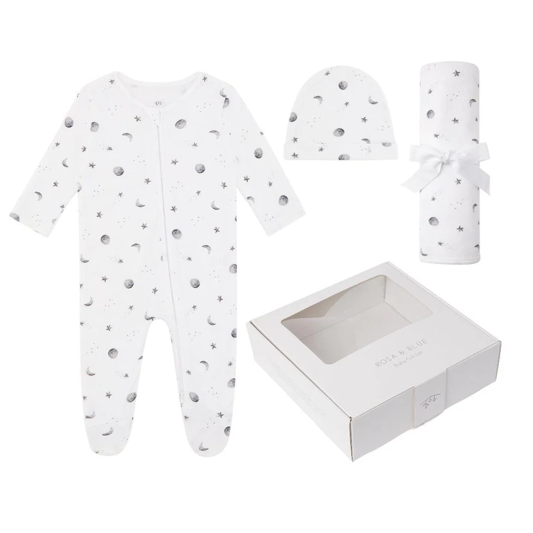 Rosa & Blue Baby Gift Set - Starlit Moon