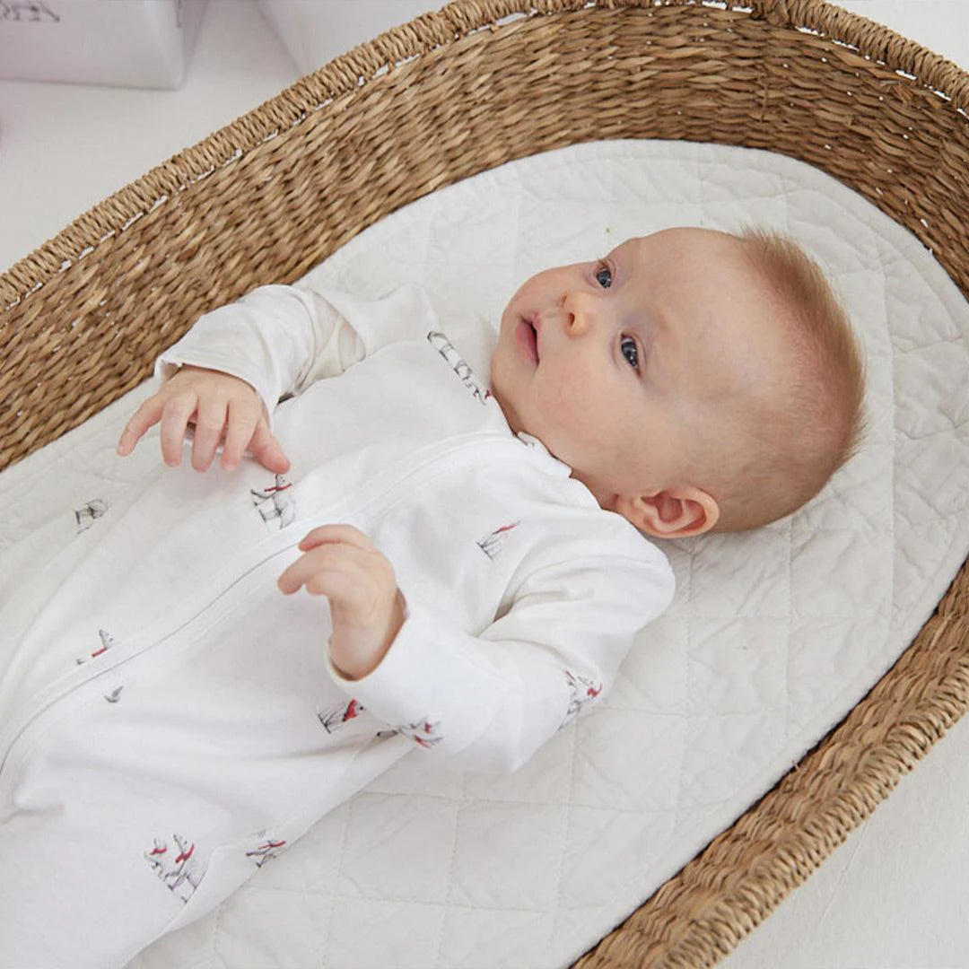 Rosa & Blue Sleepsuit - Polar Bear - Image 3