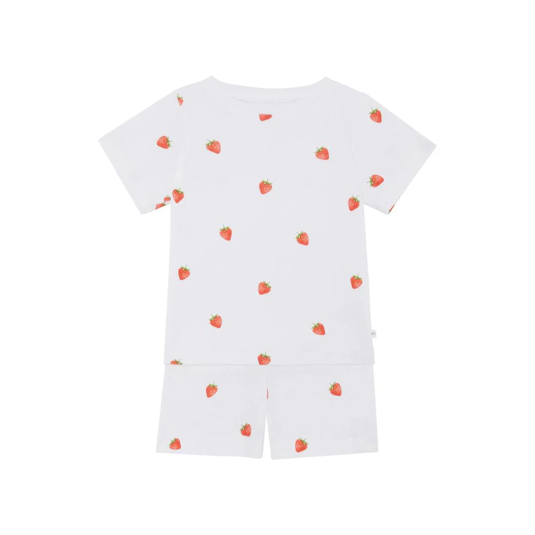 Rosa & Blue Summer Pyjamas - Strawberry