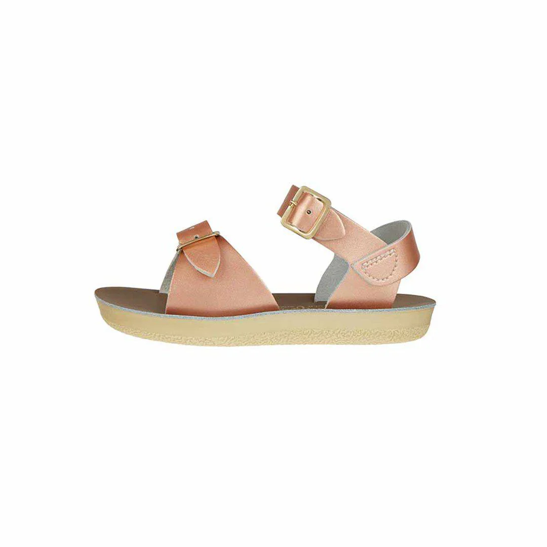 Salt-Water Sun-San Kid's Sandals - Surfer - Rose Gold - Image 3