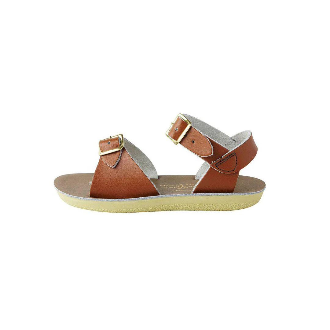 Salt-Water Sun-San Kid's Sandals - Surfer - Tan - Image 4