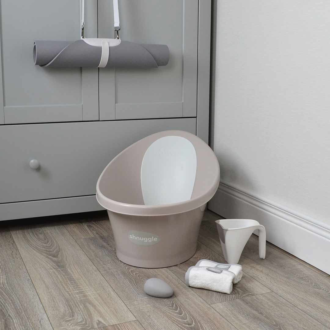 Shnuggle Baby Bath and Squishy Bundle - Taupe - Image 2