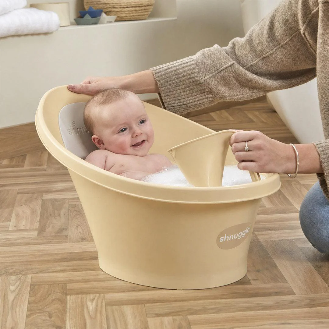 Shnuggle Baby Bath - Pale Yellow - Image 3