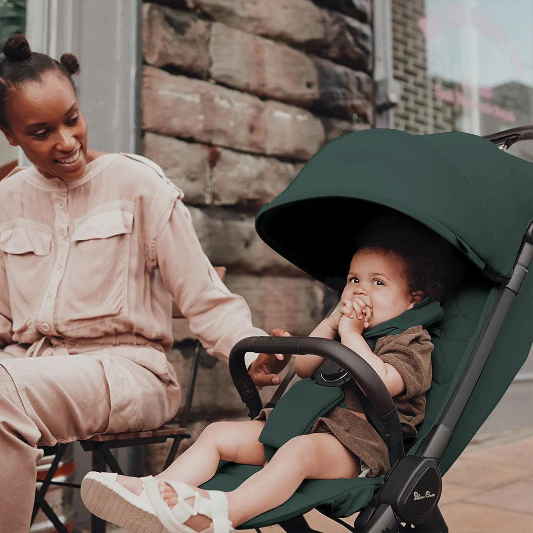 Silver Cross Clic 2 Compact Stroller - Conifer - Image 4