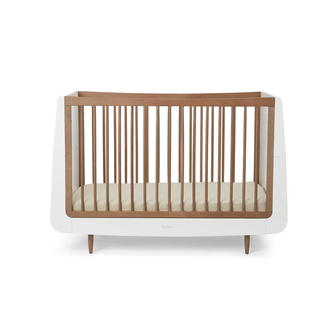 SnuzKot Cot Bed - The Natural Edit - Walnut