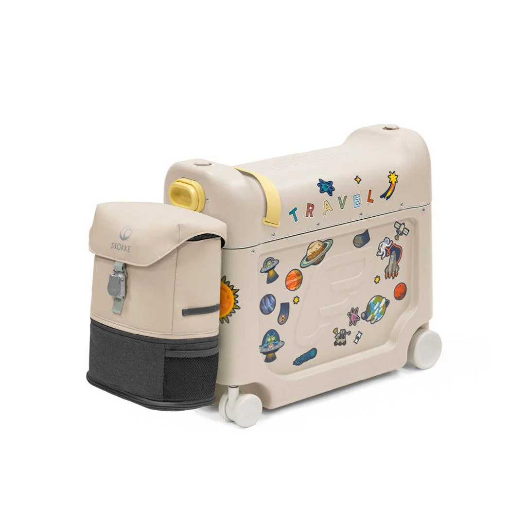 Stokke Jetkids Travel Bundle - Moonglow White