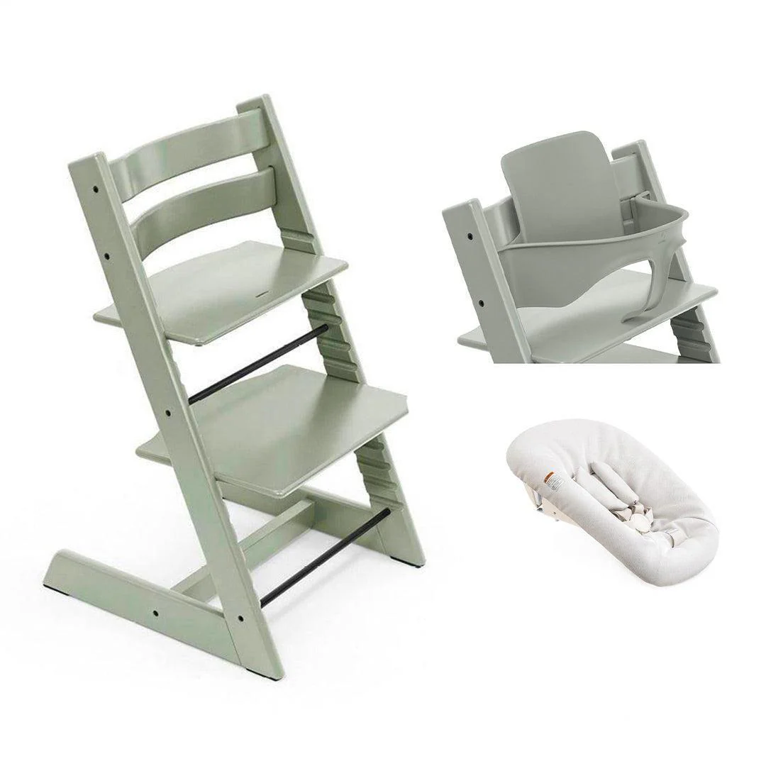 Stokke Tripp Trapp Highchair Newborn + Baby Set Bundle - Image 12