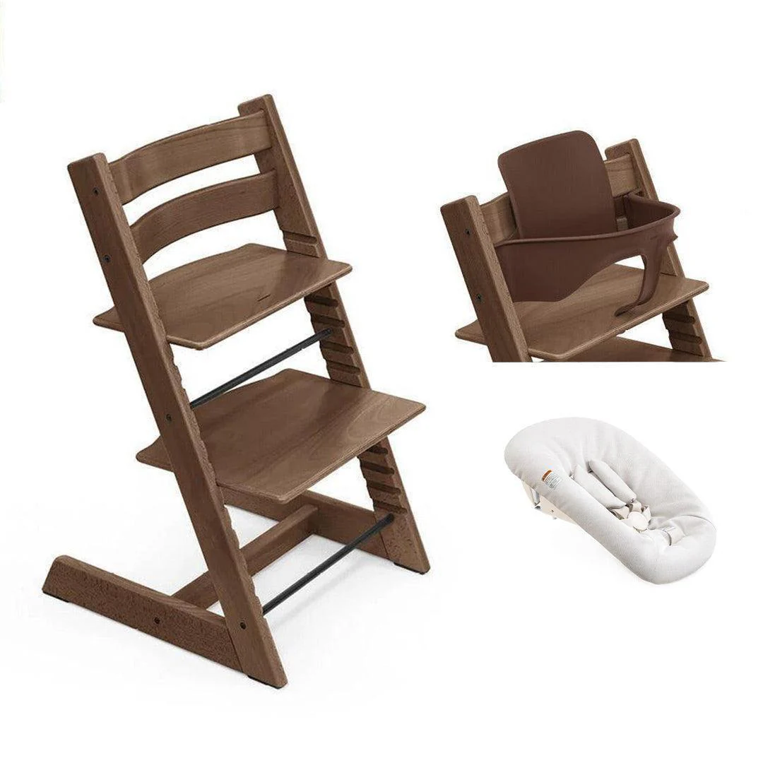 Stokke Tripp Trapp Highchair Newborn + Baby Set Bundle - Image 13
