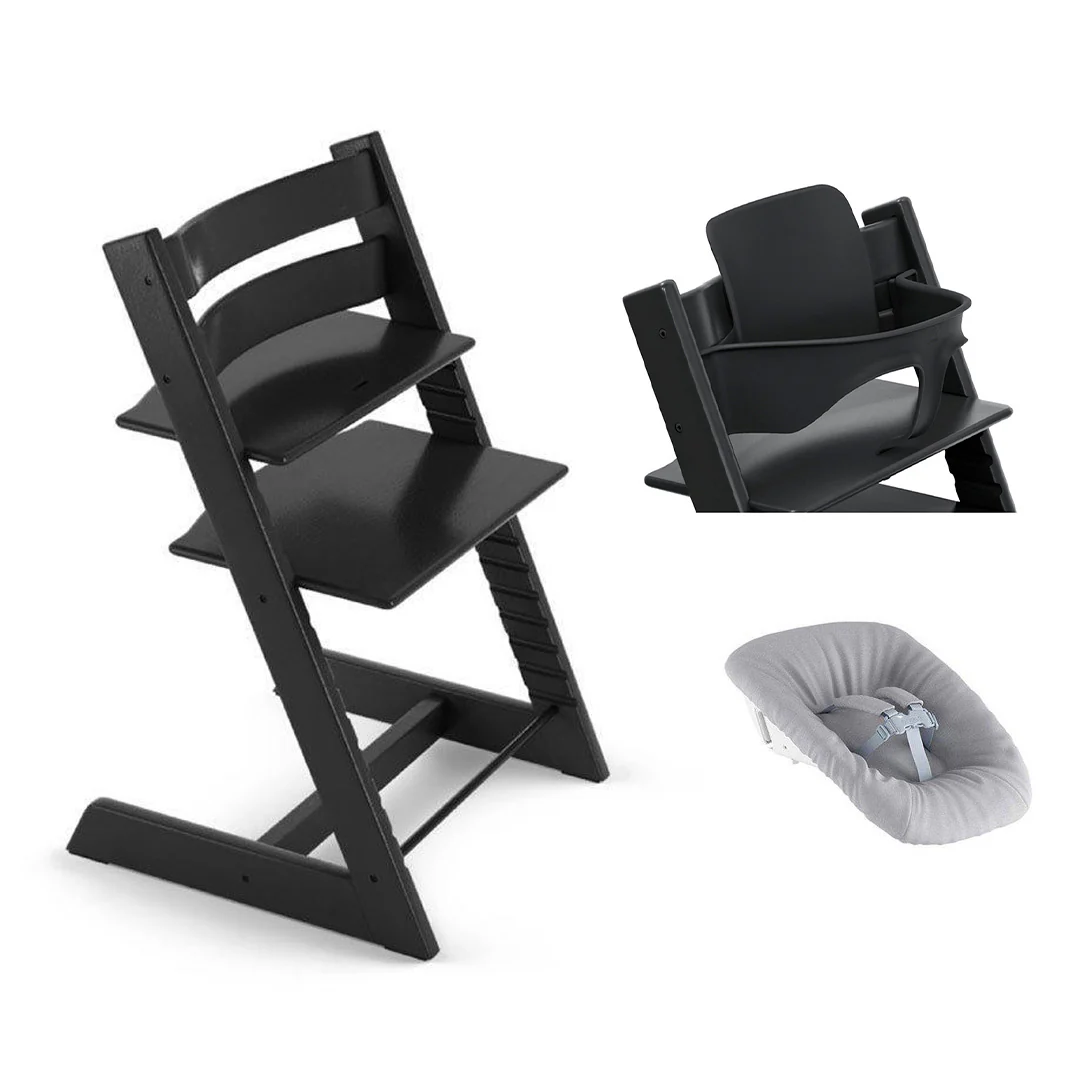 Stokke Tripp Trapp Highchair Newborn + Baby Set Bundle - Image 14