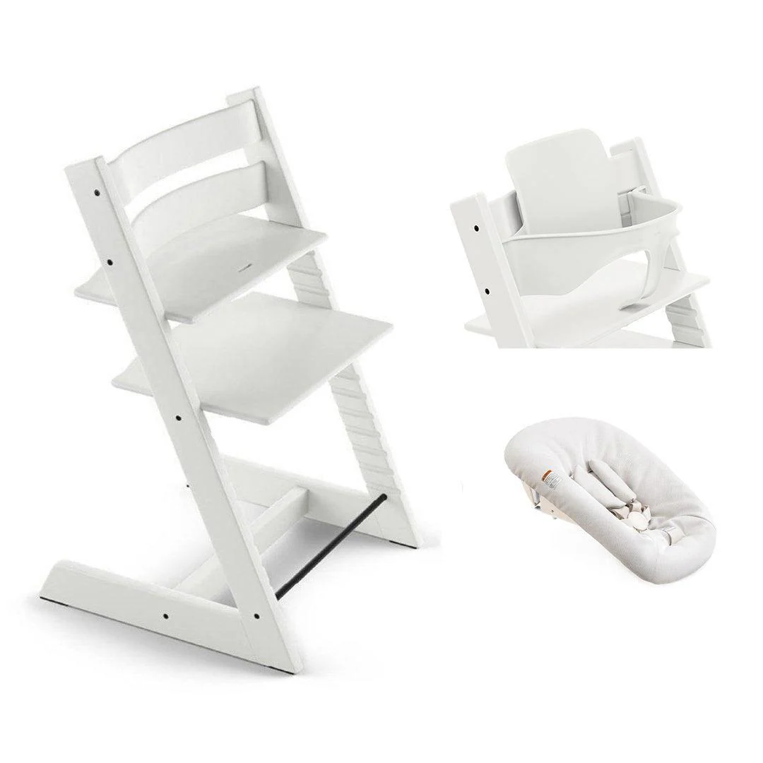 Stokke Tripp Trapp Highchair Newborn + Baby Set Bundle - Image 20