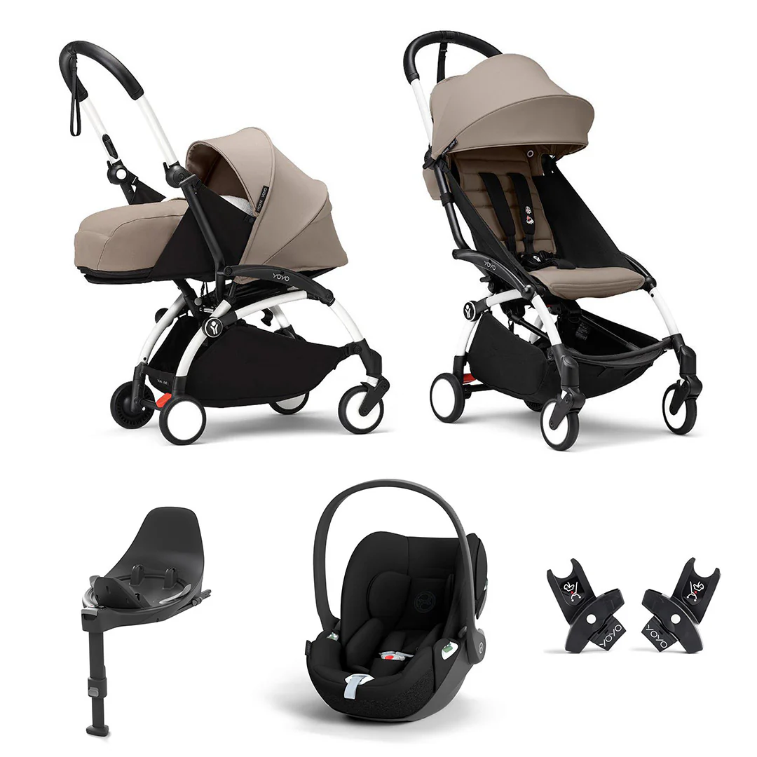Stokke YOYO3 Newborn to Toddler Cloud T Travel System - Image 14