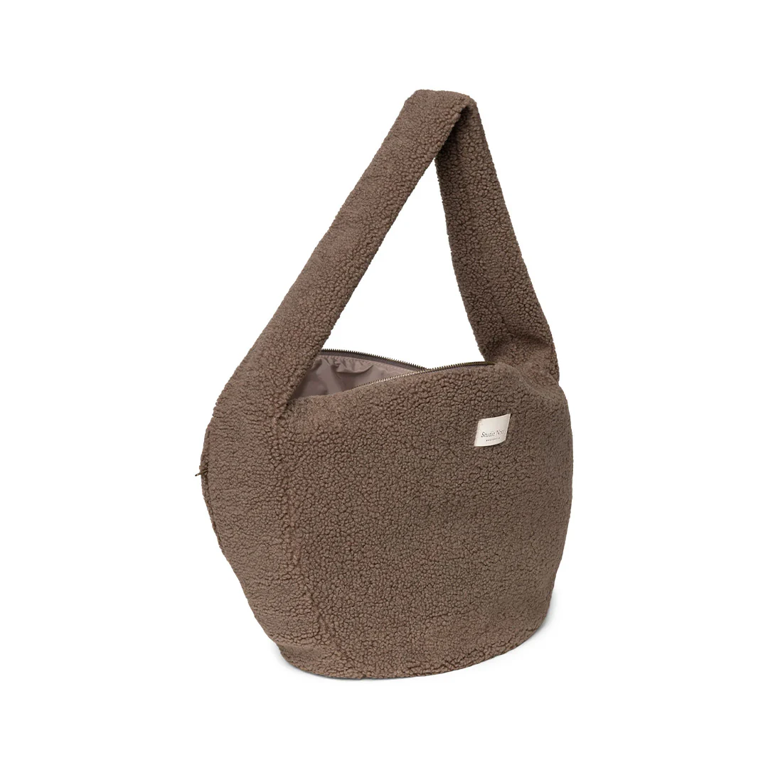 Studio Noos Brown Teddy Cross Body Bag - Brown - Image 3