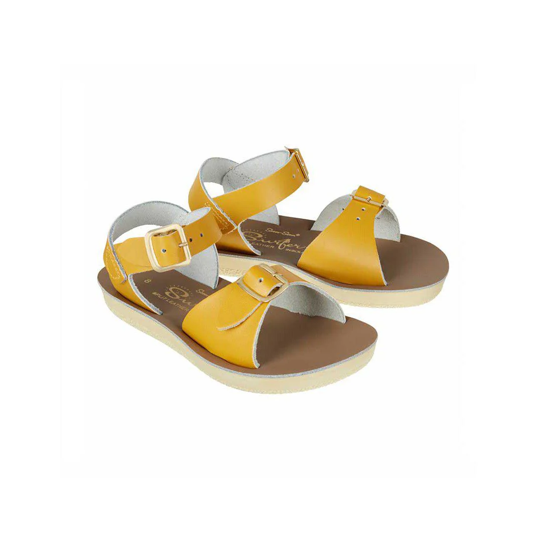 Salt-Water Sun-San Kid's Sandals - Surfer - Mustard - Image 3