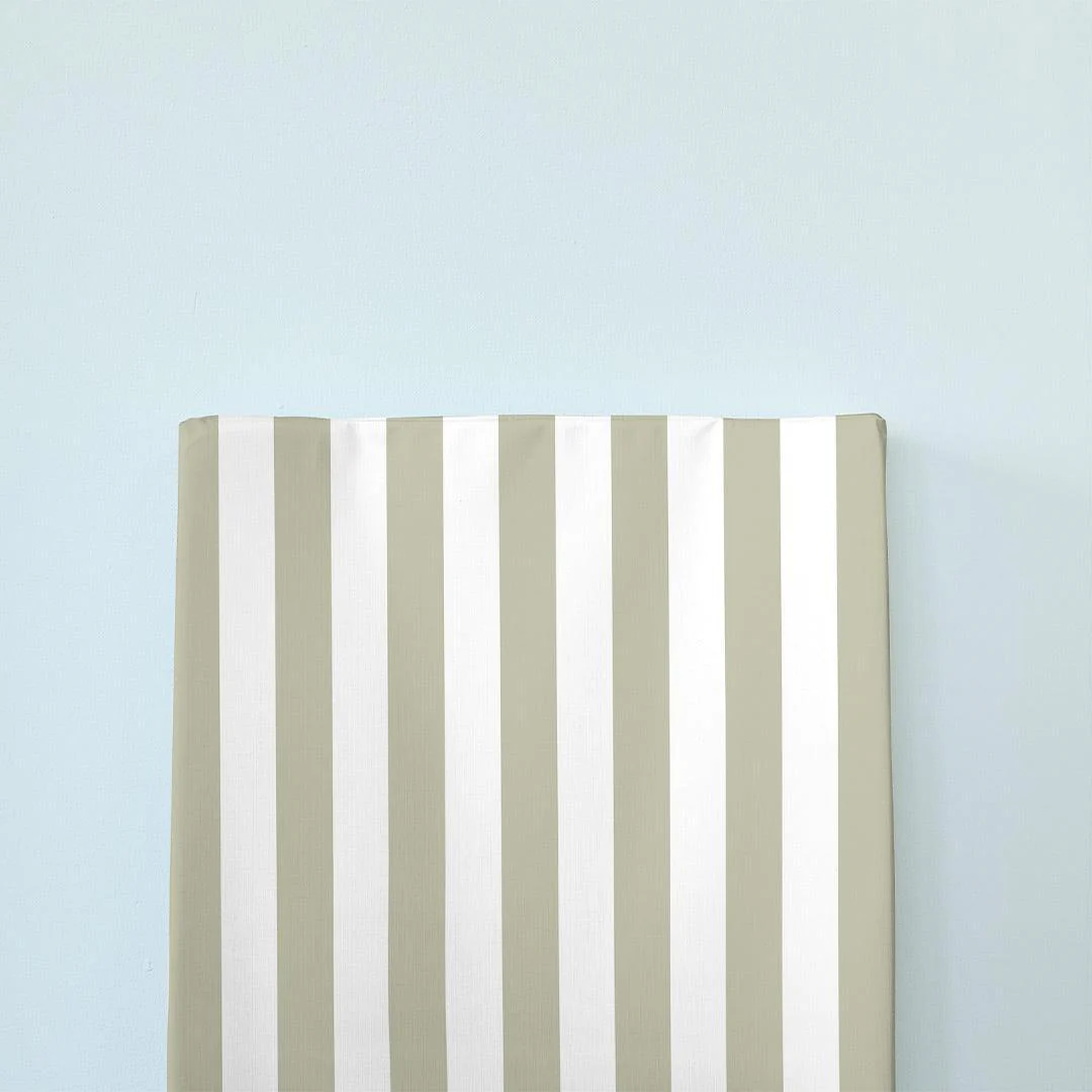 The Little Bumble Co. Anti Roll Changing Mat - Green Stripe