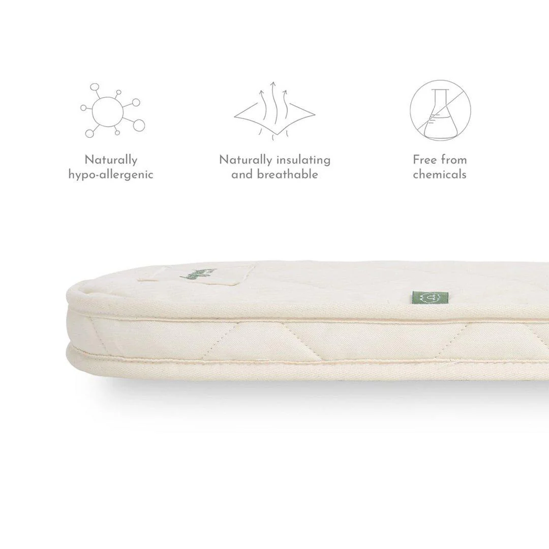 The Little Green Sheep Twist Natural Cot Bed Mattress 70x140cm - Image 4