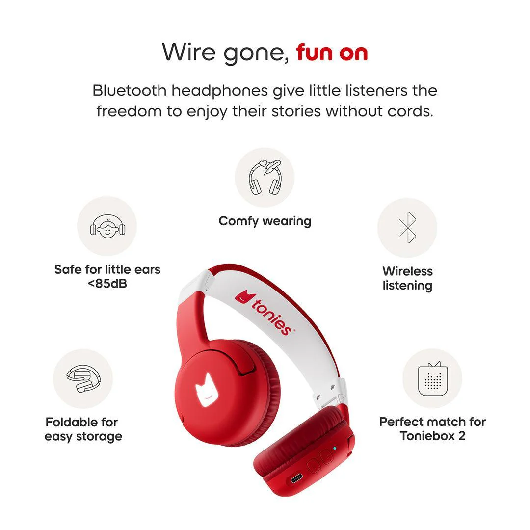 Tonies Toniebox 2 Bluetooth Headphones - Red - Image 4