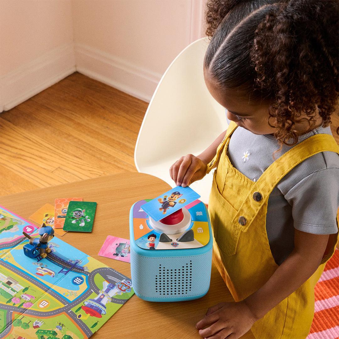 Tonies Toniebox 2 Playset with Tonieplay Game + Controller + PAW Patrol Chase Tonie - Blue - Image 2