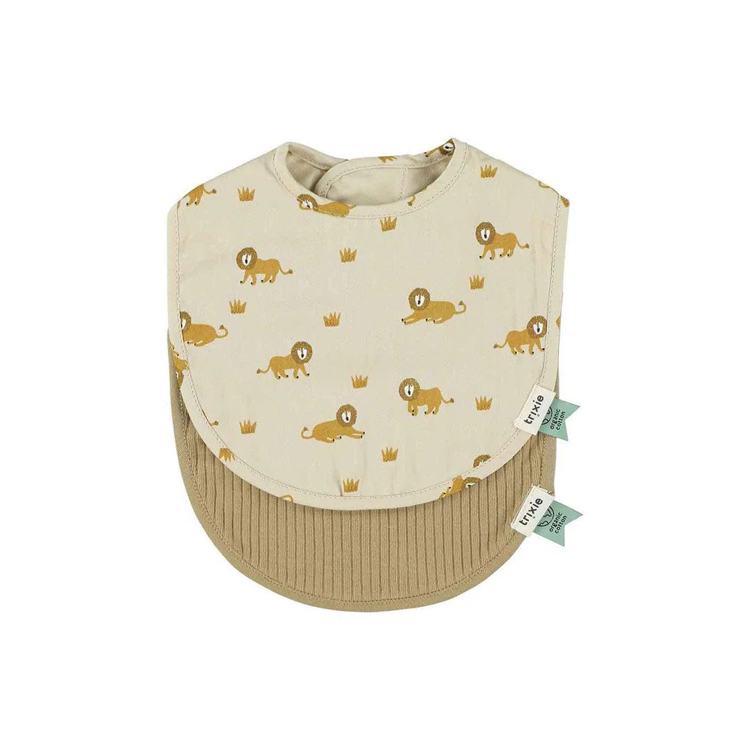 Trixie Newborn Bib 2 Pack Mix - Lively Lion