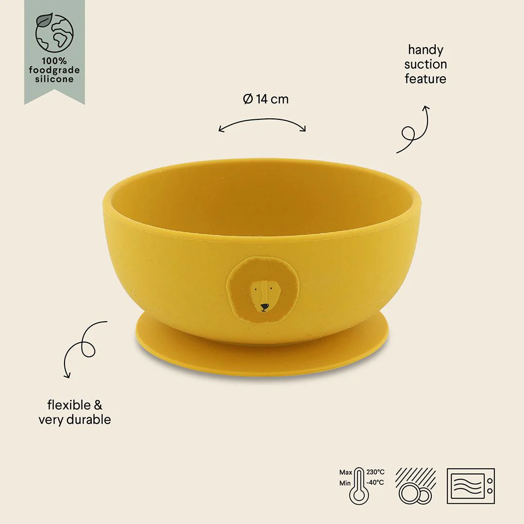 Trixie Silicone Bowl With Suction - Mr Lion - Image 2