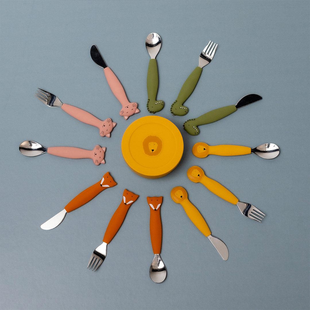 Trixie Silicone Cutlery Set - 3 Pack - Mrs Cat - Image 4
