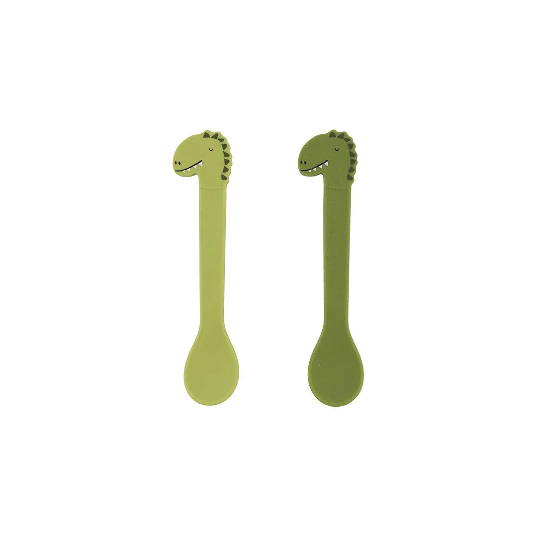 Trixie Silicone Spoon - 2 Pack - Mr Dino