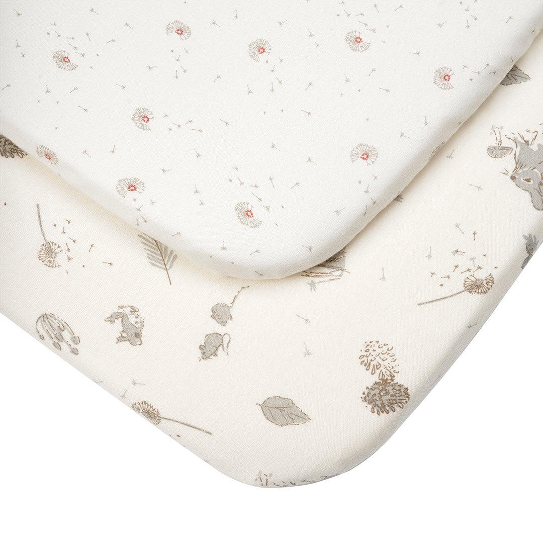 Tutti Bambini Bedside Crib Fitted Sheets - 2 Pack - Cocoon
