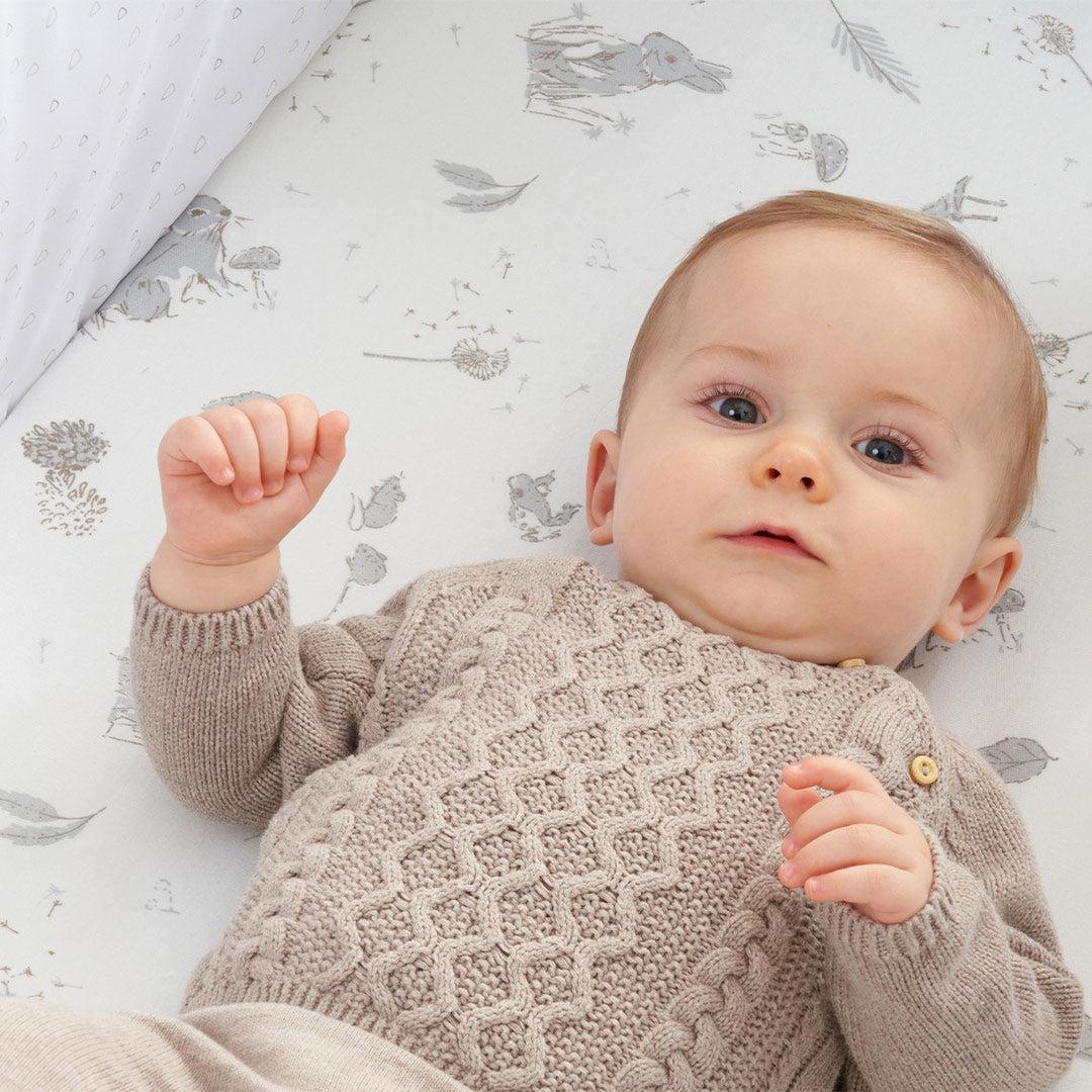 Tutti Bambini Bedside Crib Fitted Sheets - 2 Pack - Cocoon - Image 2