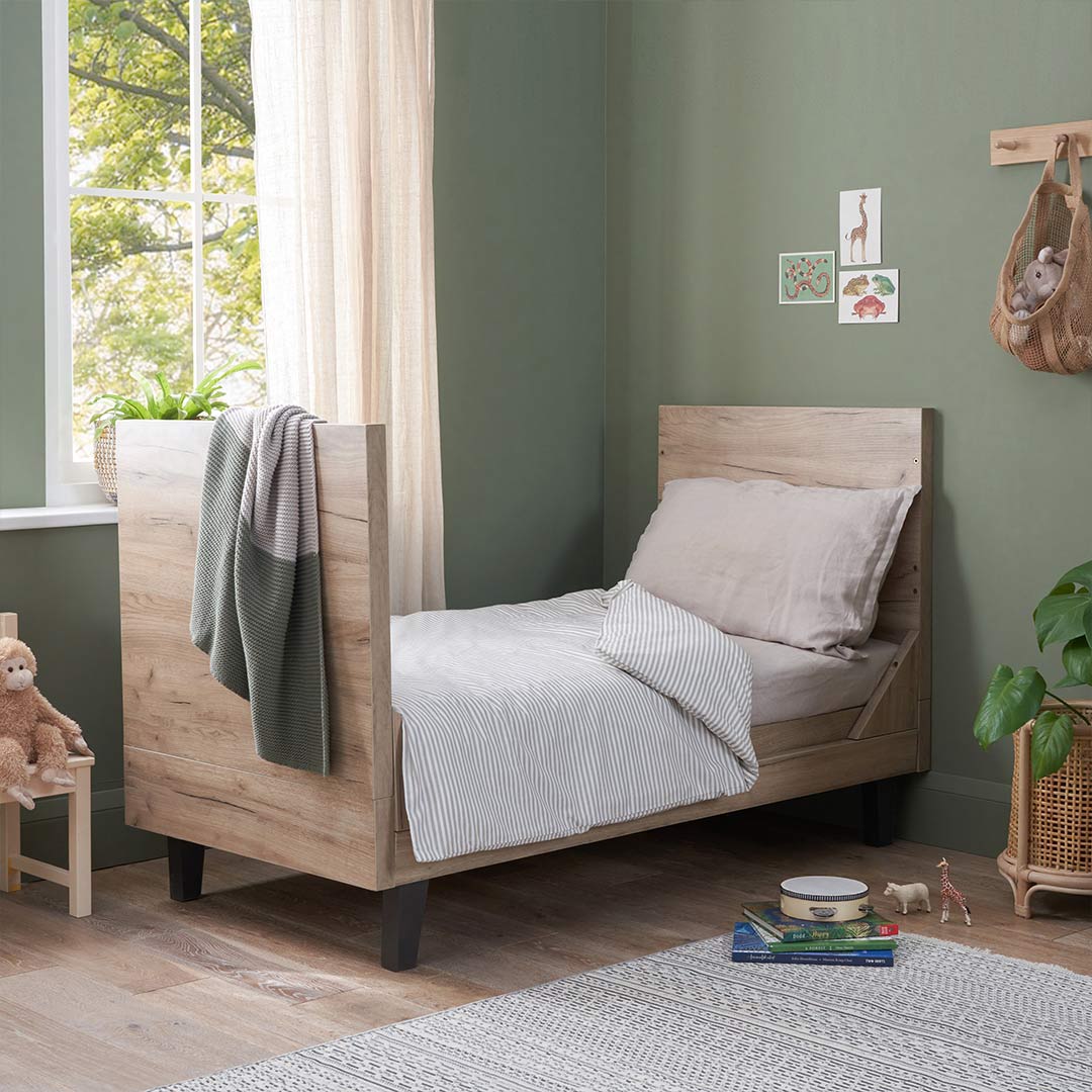 Tutti Bambini Como 2 Piece Room Set - Distressed Oak/Slate Grey - Image 5