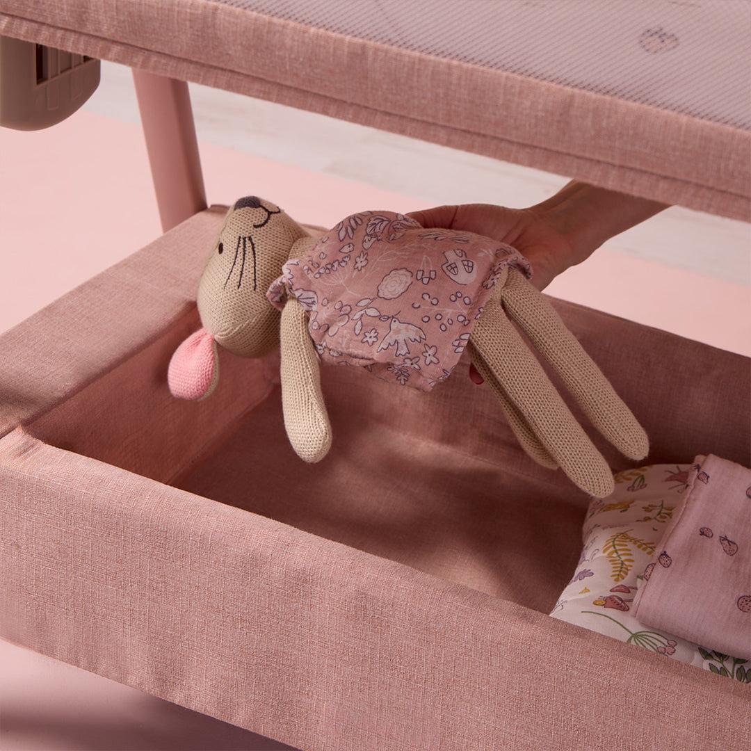 Tutti Bambini Cozee Zen Bedside Crib - Blush - Image 10