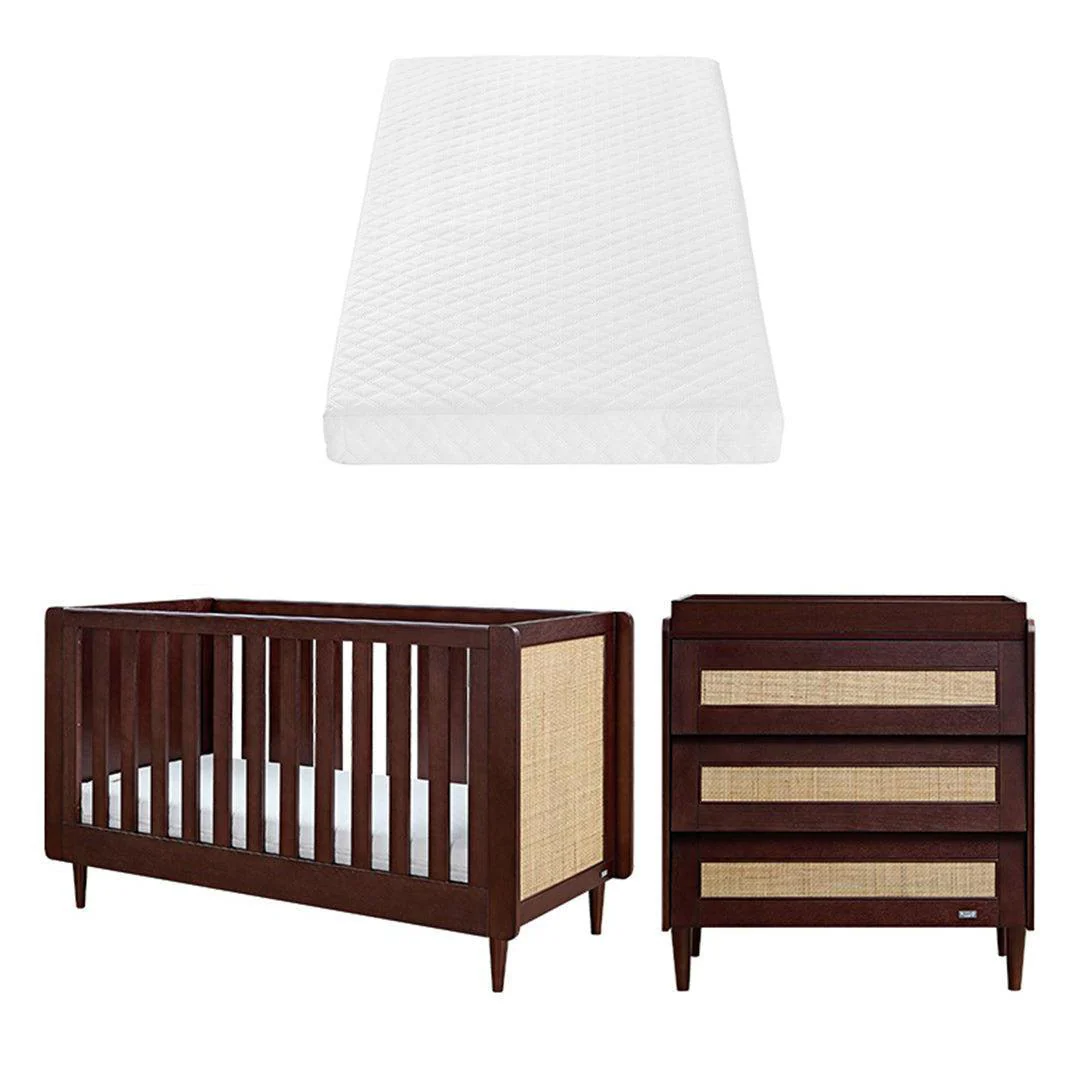Tutti Bambini Japandi 2 Piece Room Set - Warm Walnut - Image 12