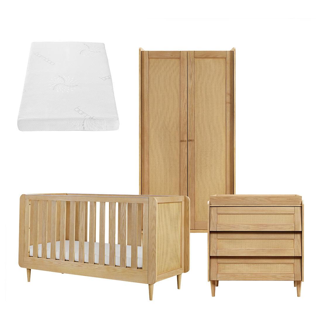 Tutti Bambini Japandi 3 Piece Room Set - Light Oak - Image 15