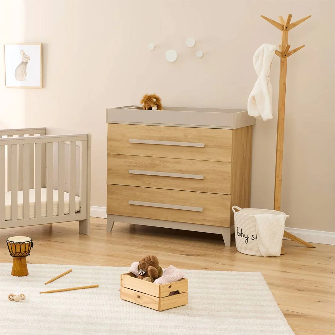 Tutti Bambini Misha Hallee 2 Piece Room Set - Mushroom/Golden Oak - Image 2