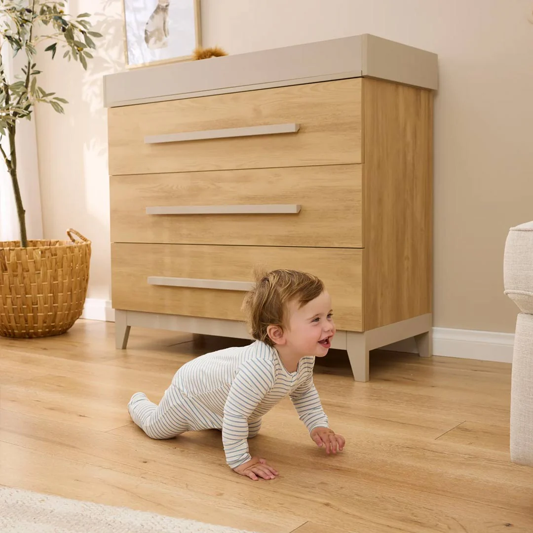 Tutti Bambini Misha Hallee 2 Piece Room Set - Mushroom/Golden Oak - Image 4