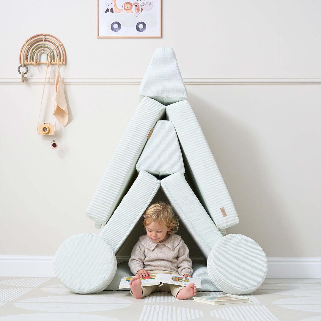 Tutti Bambini Playrama Montessori Kids Play Sofa - Sea Mist - Image 2