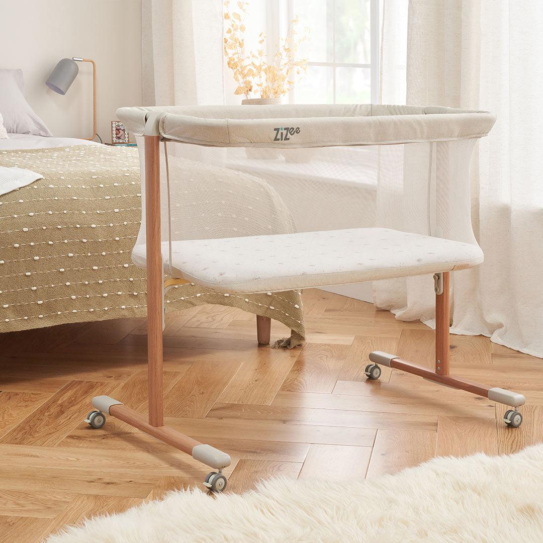 Tutti Bambini ZiZee Essential Crib - Scandinavian Walnut/Ecru - Image 4